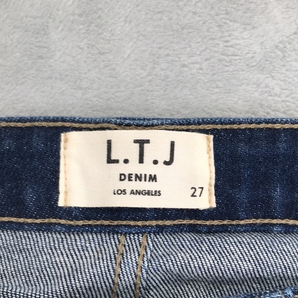 Letters To Juliet Distressed Darker Wash Juliet Jeans 27 New - Picture 5 of 13